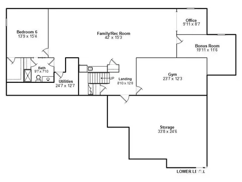Floorplan - 5408 Reserve Blvd, Springfield, IL 62711 photo 2 of 2