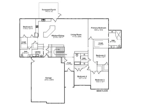 Floorplan - 5408 Reserve Blvd, Springfield, IL 62711 photo 1 of 2
