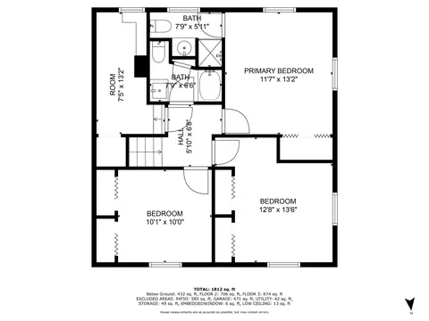 Floorplan - 412 Edgewood St, Morton, IL 61550 photo 3 of 4