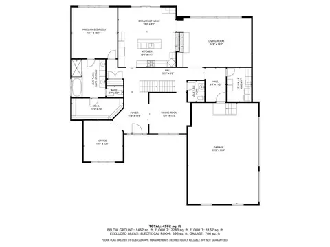 Floorplan - 6410 W Stonebrook Dr, Edwards, IL 61528 photo 1 of 3