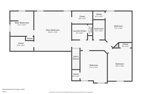 Floorplan - 2022 W Castlemain Dr, Dunlap, IL 61525 photo 2 of 4