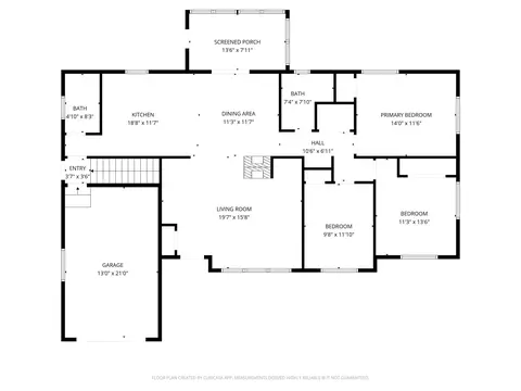 Floorplan - 800 S Kickapoo Ln, Peoria, IL 61604 photo 1 of 3