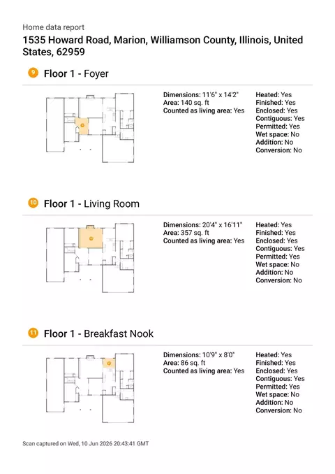 Floorplan - 1535 Howard Rd, Marion, IL 62959 photo 3 of 9