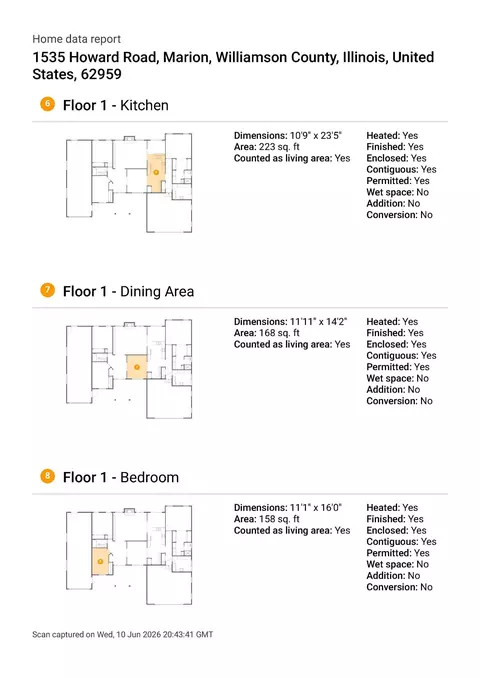 Floorplan - 1535 Howard Rd, Marion, IL 62959 photo 4 of 9