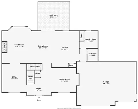 Floorplan - 6408 W Hazel Nut Dr, Edwards, IL 61528 photo 1 of 3