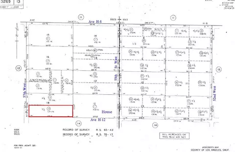 On 57th West @ Ave H12, Lancaster, CA 93536