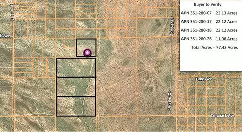 Tamarack Ave Vic Chrysler Dr, North Edwards, CA 93523