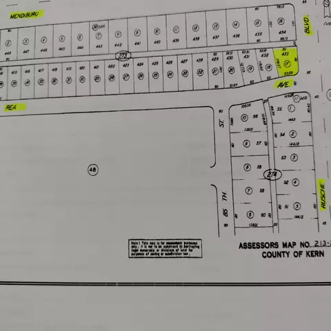 Rea Ave Apn 213-273-17-00-2, California City, CA 93505