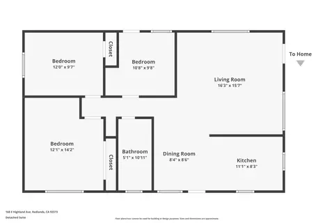 Floorplan - 168 Highland Ave E, Redlands, CA 92374 photo 1 of 3