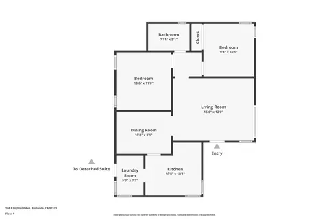 Floorplan - 168 Highland Ave E, Redlands, CA 92374 photo 3 of 3
