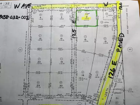 Avenue W & 125 East Street E, Pearblossom, CA 93553