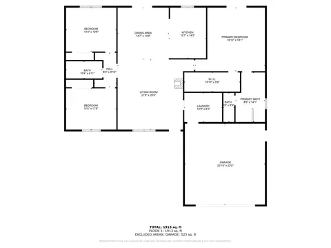 Floorplan - 17861 Cavalcade Pl, Tehachapi, CA 93561 photo 1 of 1