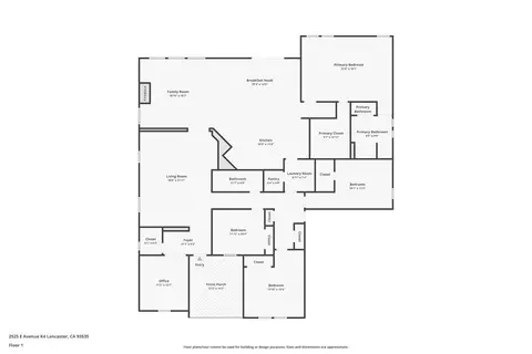Floorplan - 2525 Avenue K4 E, Lancaster, CA 93535 photo 1 of 1