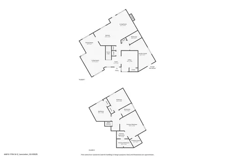 Floorplan - 44615 17th St E, Lancaster, CA 93535 photo 1 of 3
