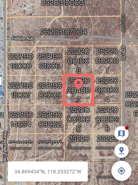Vacant Land Apn 252-200-04-00-7, Rosamond, CA 93560