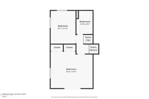 Floorplan - 26780 Deertrail Dr, Tehachapi, CA 93561 photo 3 of 5