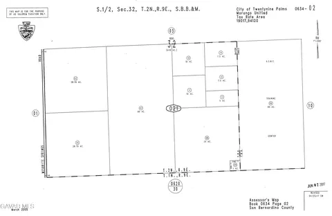 0634021140000 Twentynine, Palms, CA 92277