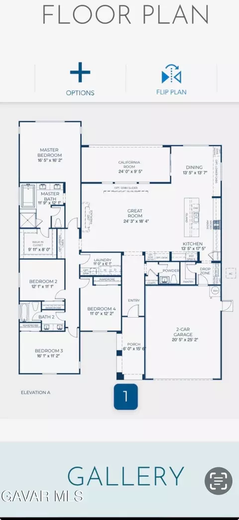 Floorplan - 3884 Saddle Dr, Palmdale, CA 93551 photo 1 of 1