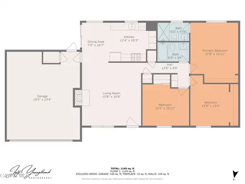 Floorplan - 20410 Steeple Ct, Tehachapi, CA 93561 photo 2 of 2