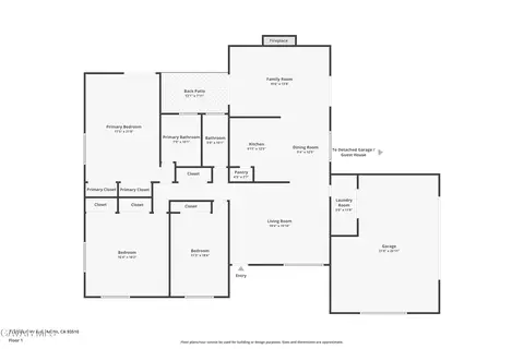 Floorplan - 3722 Gurrier Ave, Acton, CA 93510 photo 3 of 3