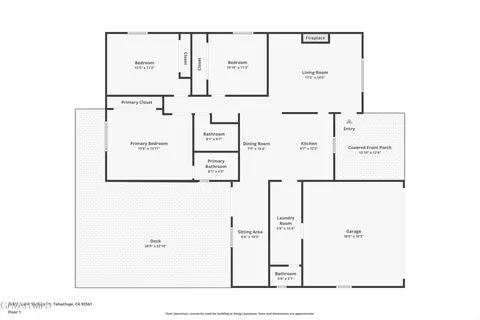 Floorplan - 20812 Quail Springs Rd, Tehachapi, CA 93561 photo 1 of 1