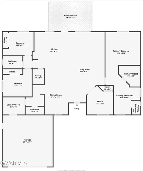 Floorplan - 20112 Clubview Dr, Tehachapi, CA 93561 photo 1 of 1