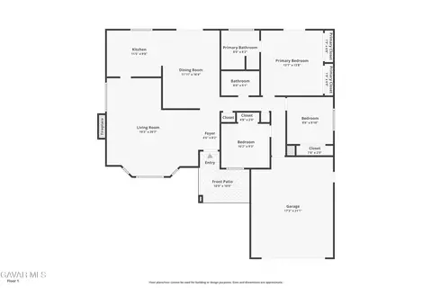 Floorplan - 43619 Steif St, Lancaster, CA 93535 photo 1 of 3