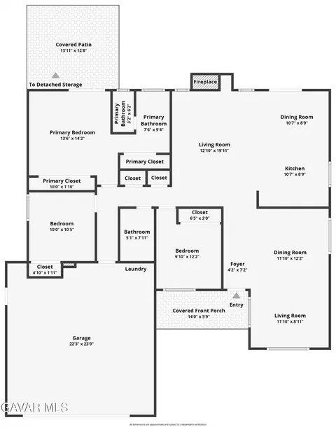 Floorplan - 44245 63rd St, Lancaster, CA 93536 photo 1 of 1