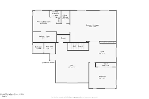 Floorplan - 43934 Spring St, Lancaster, CA 93536 photo 1 of 1