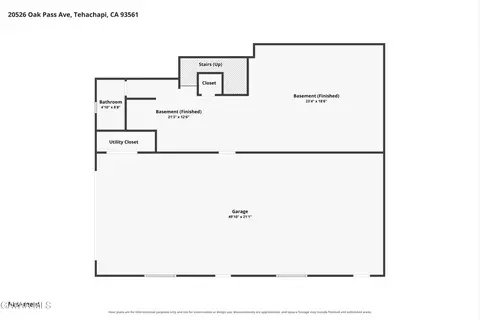 Floorplan - 20526 Oak Pass Ave, Tehachapi, CA 93561 photo 1 of 3