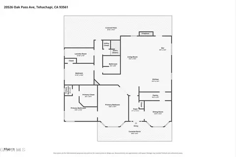 Floorplan - 20526 Oak Pass Ave, Tehachapi, CA 93561 photo 3 of 3