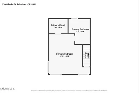 Floorplan - 23860 Parke Ct, Tehachapi, CA 93561 photo 3 of 3