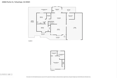 Floorplan - 23860 Parke Ct, Tehachapi, CA 93561 photo 1 of 3