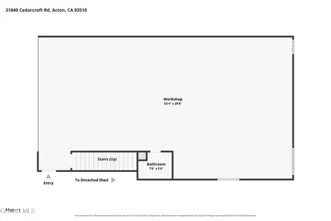 Floorplan - 31840 Cedarcroft Rd, Acton, CA 93510 photo 6 of 8