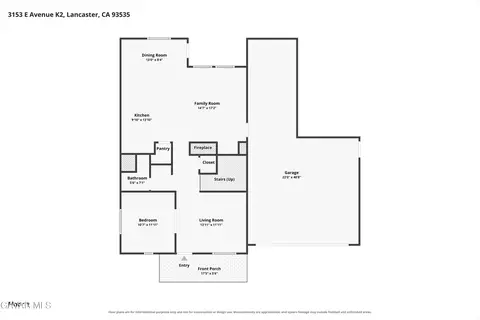 Floorplan - 3153 E Avenue K 2, Lancaster, CA 93535 photo 3 of 3