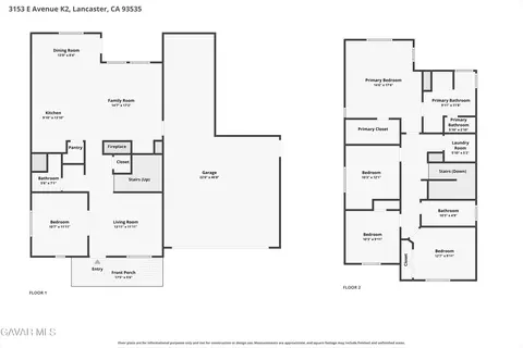 Floorplan - 3153 E Avenue K 2, Lancaster, CA 93535 photo 1 of 3