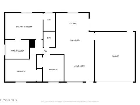Floorplan - 21611 Westwood Blvd, Tehachapi, CA 93561 photo 1 of 2