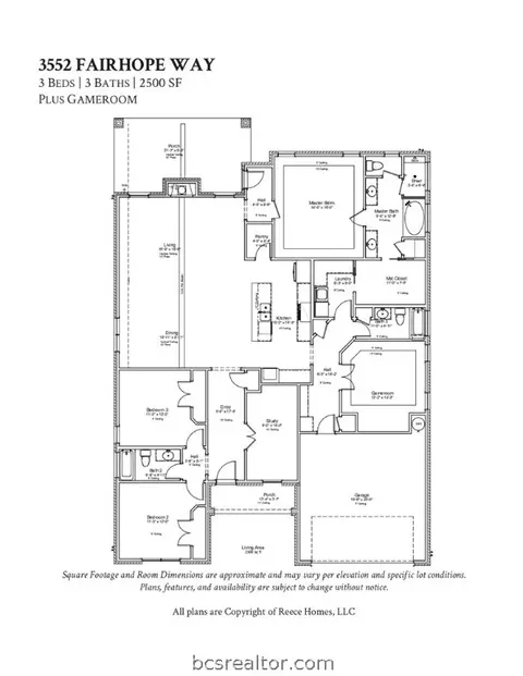 3552 Fairhope Way, Bryan, TX 77808 photo 3