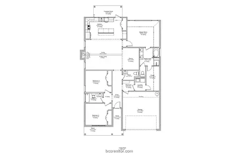 Floorplan - 3016 Teller Dr, Bryan, TX 77808 photo 1 of 1
