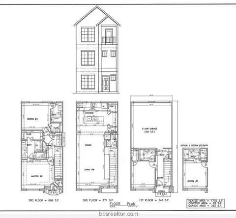 Floorplan - 204 W Carson St, Bryan, TX 77801 photo 1 of 3
