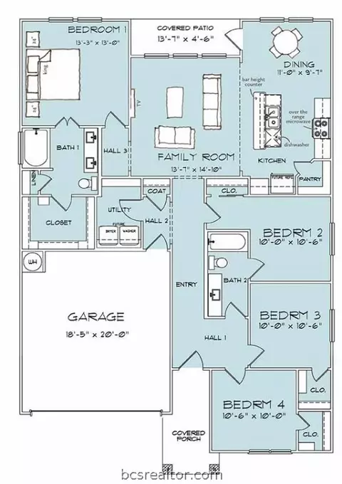 Floorplan - 5318 Lyle Pl, Bryan, TX 77807 photo 1 of 4