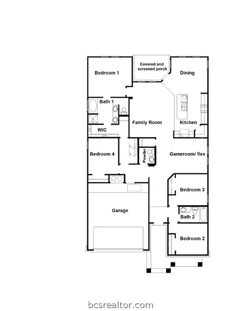 Floorplan - 1975 Cartwright St, Bryan, TX 77807 photo 1 of 1