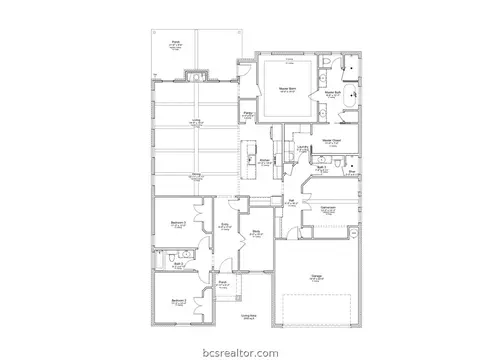 Floorplan - 3584 Chantilly Path, Bryan, TX 77808 photo 1 of 1