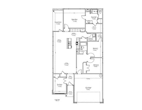 Floorplan - 3528 Pointe Du Hoc, Bryan, TX 77808 photo 1 of 1