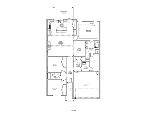 Floorplan - 3046 Teller Dr, Bryan, TX 77808 photo 1 of 1