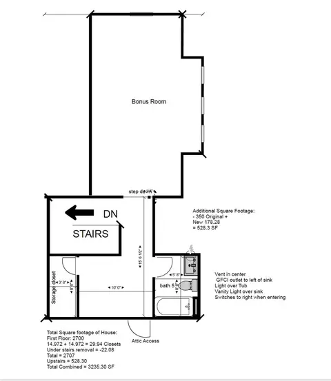 Floorplan - 716 Edgewood Dr, Bryan, TX 77802 photo 2 of 3
