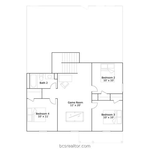 Floorplan - 2739 Chippewa Rd, Bryan, TX 77807 photo 2 of 2