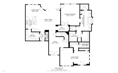 Floorplan - 3397 E Maple Mountain Dr, Saint George, UT 84790 photo 2 of 3