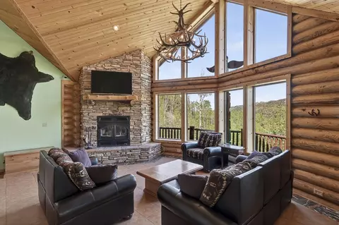 Living - 438 W Eagles Roost St, Brian Head, UT 84719 photo 2 of 9