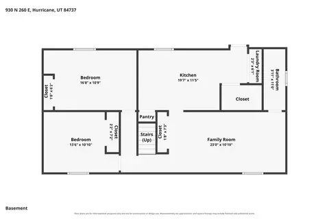 Floorplan - 930 N 260 E, Hurricane, UT 84737 photo 1 of 3